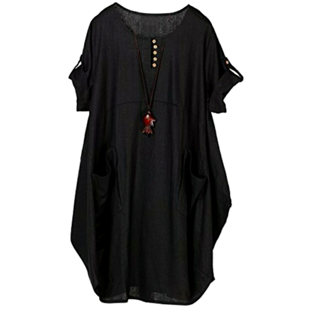 Black F T Cayanz baggy tunic